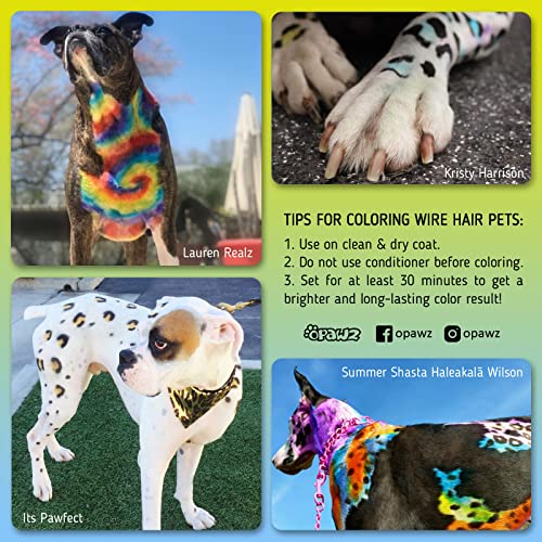 OPAWZ Ardent Orange Permanent Dog Hair Dye – Non-Toxic, Lasts 20+ Washes for Dogs and Horses