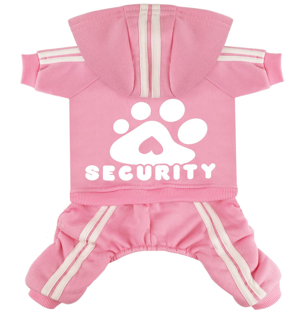 Otunrues Dog Hoodie XX-Large – Soft Cotton Pullover with Snap Closure, Pink
