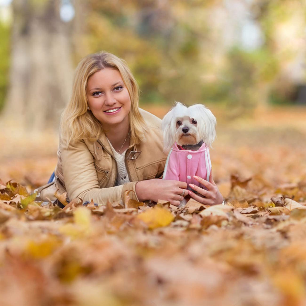 Otunrues Dog Hoodie XX-Large – Soft Cotton Pullover with Snap Closure, Pink