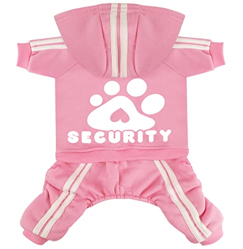 Otunrues Dog Hoodie XX-Large – Soft Cotton Pullover with Snap Closure, Pink