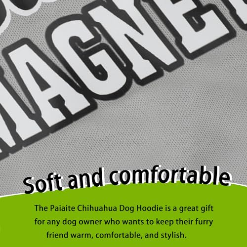 Paiaite 8-Piece Funny Dog Shirt Set – Sleeveless Summer & Fall Tops for Small to Medium Dogs (Large)