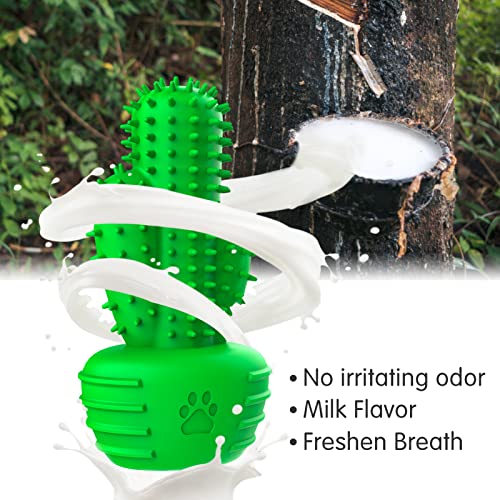 Pamlulu Dog Chew Toy with Squeaker – Dental Toothbrush Stick for Medium to Large Dogs