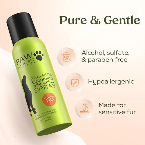 Paw Fume 2-Pack Dog Cologne Spray – Hypoallergenic, Alcohol-Free, Detangling Formula for All-Day Freshness