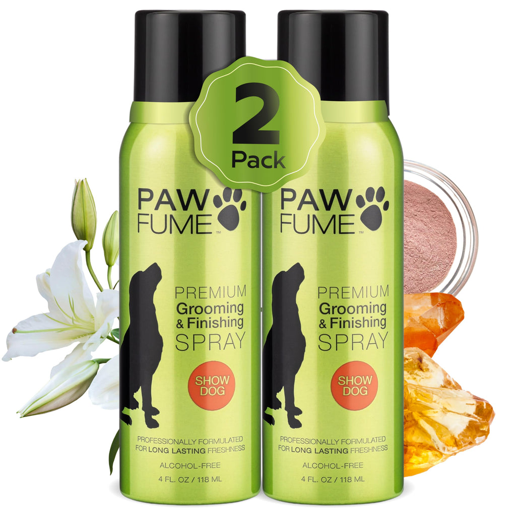 Paw Fume 2-Pack Dog Cologne Spray – Hypoallergenic, Alcohol-Free, Detangling Formula for All-Day Freshness