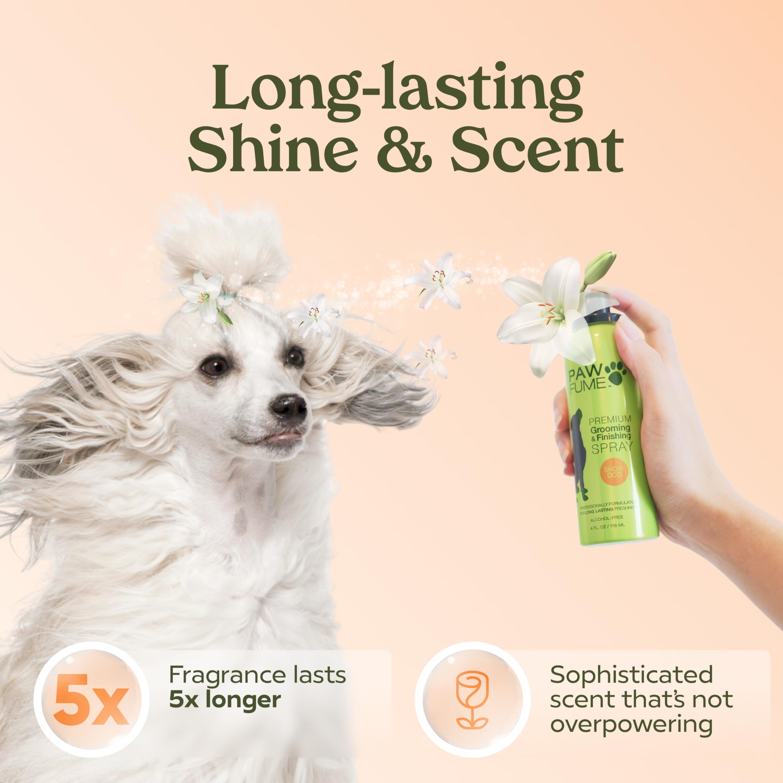 Paw Fume 2-Pack Dog Cologne Spray – Hypoallergenic, Alcohol-Free, Detangling Formula for All-Day Freshness