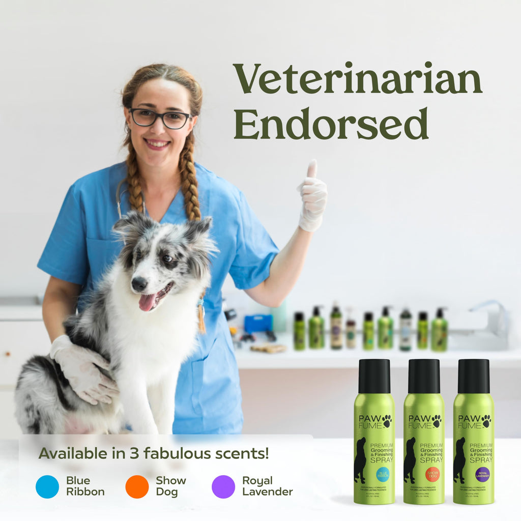 Paw Fume 2-Pack Dog Cologne Spray – Hypoallergenic, Alcohol-Free, Detangling Formula for All-Day Freshness