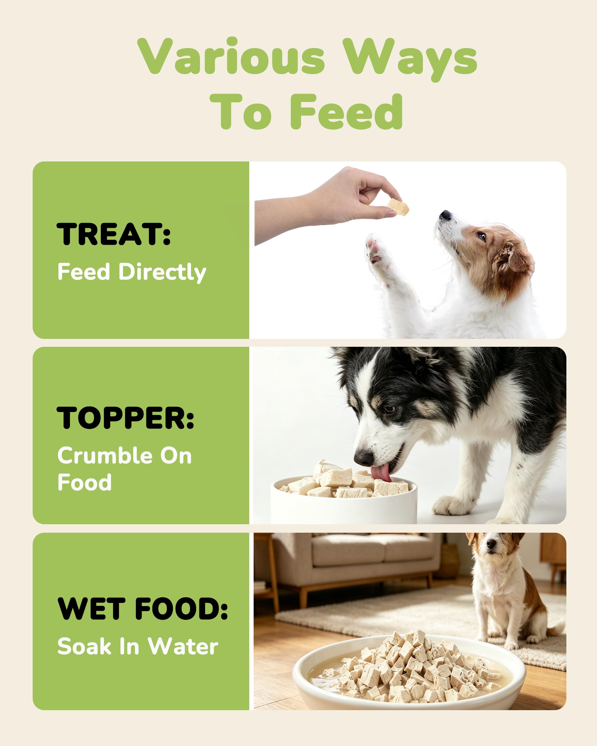 PAWUP Freeze Dried Chicken Dog Treats - 100% Single Ingredient Chicken Breast, High Protein, Grain Free, 4.6 oz