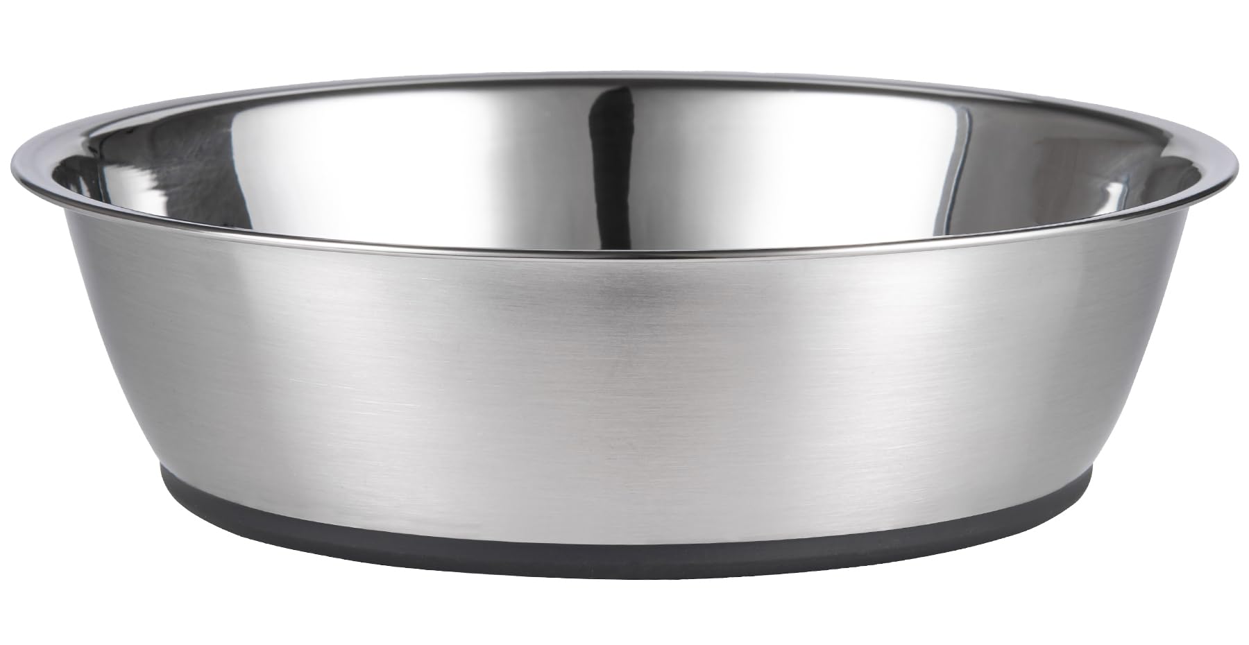 PEGGY11 6-Cup Stainless Steel Pet Bowl – Lightweight with Non-Slip Silicone Base