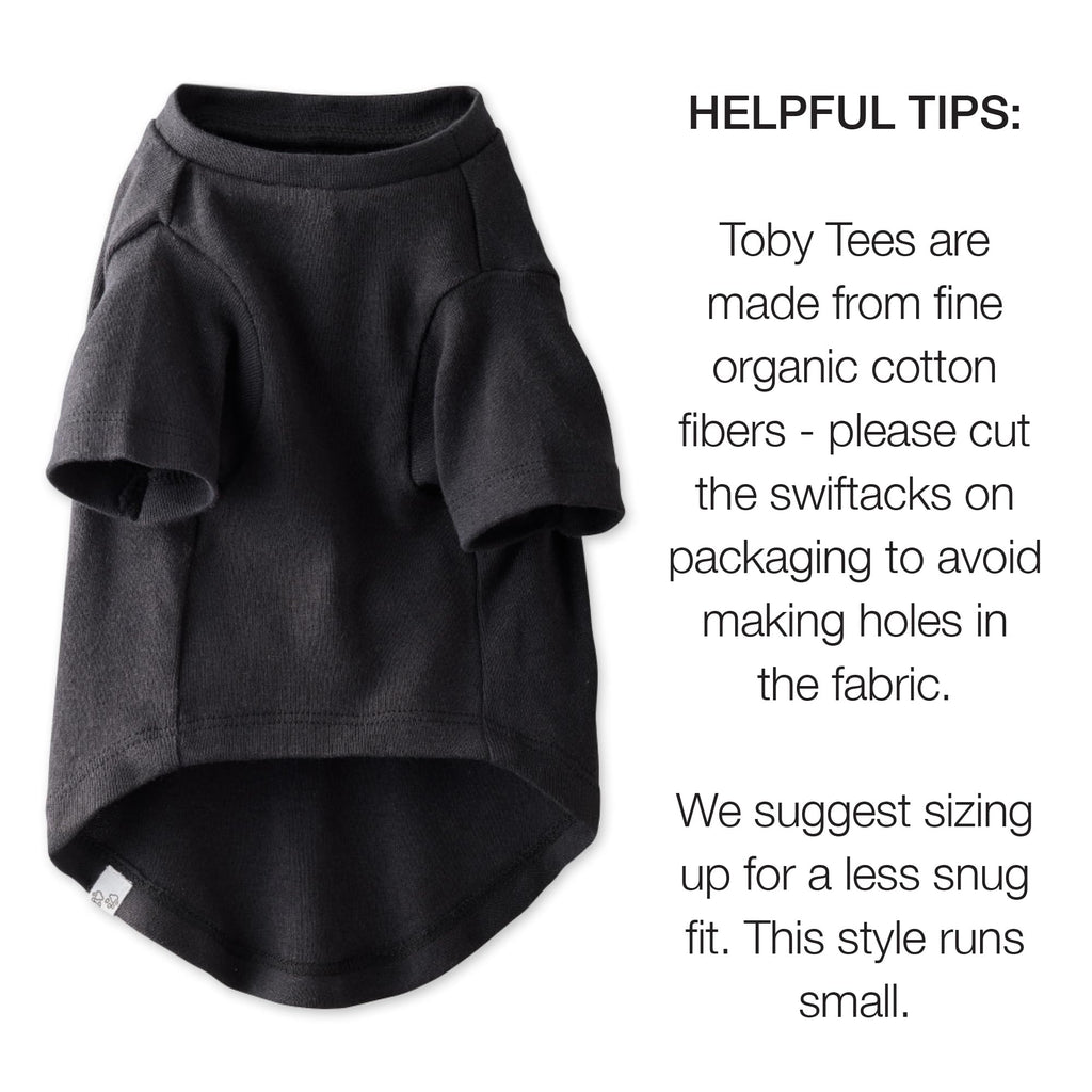 Pet Passion Toby 3-Pack Organic Cotton Dog Tees – Gray Ombre, X-Small (5-12 lbs)