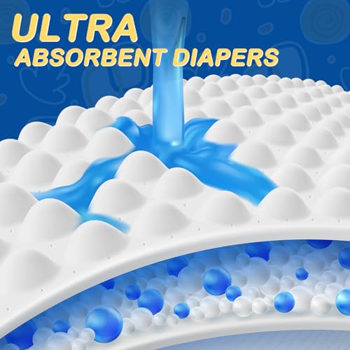 Pet Soft Disposable Dog Diapers for Females - XXS, 30 Pack with Wetness Indicator, Mixed Patterns