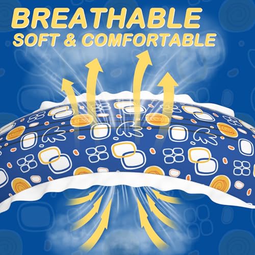 Pet Soft Disposable Dog Diapers for Females - XXS, 30 Pack with Wetness Indicator, Mixed Patterns