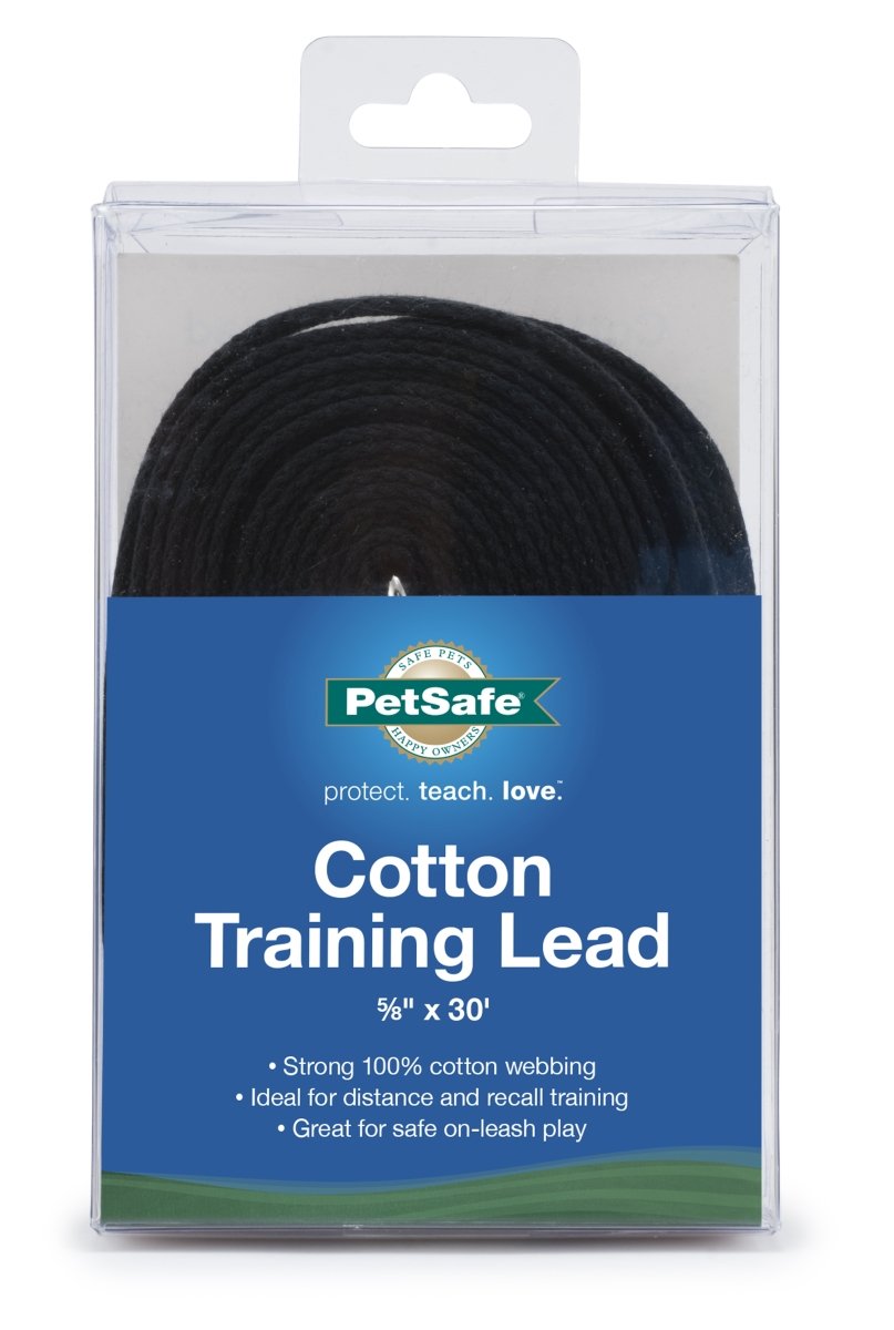PetSafe Cotton Dog Training Lead – 30 ft Recall and Heeling Leash for All Breeds