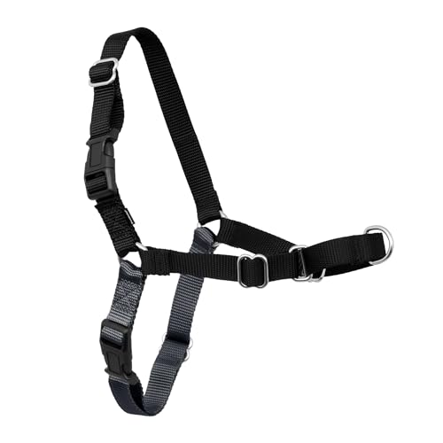 PetSafe Easy Walk No-Pull Dog Harness: Stop Pulling with Patented Martingale Loop, Gray Medium/Large
