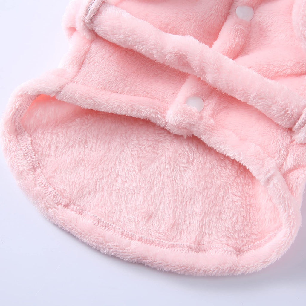 Petyoung Dog Bathrobe – Hooded Poncho for Small Breeds, Super Absorbent & Quick-Drying