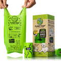 Planet Poop Home Compostable Dog Poop Bags - Extra-Long with Handles, 120 Count, Unscented, Plant-Based, Leakproof