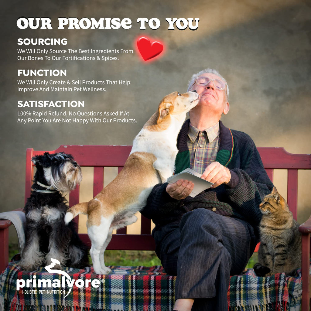 Primalvore Free-Range Chicken Bone Broth for Dogs & Cats - Mobility Formula with Collagen Peptides, Human Grade, 12 oz 2-Pack