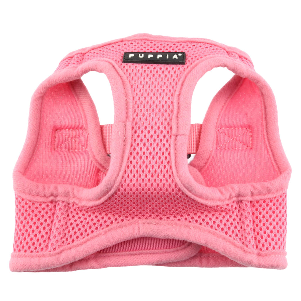 Puppia Soft Dog Harness Vest - Large, Pink, Breathable Mesh with Adjustable Fit