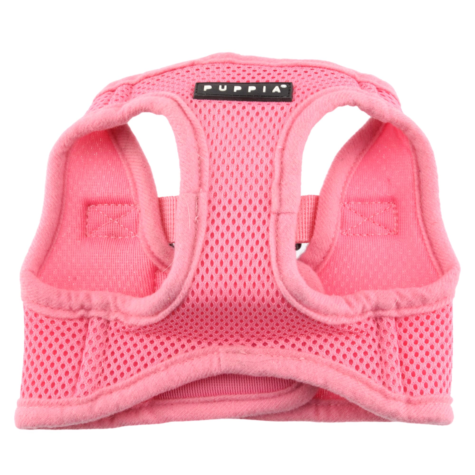 Puppia Soft Dog Harness Vest - Large, Pink, Breathable Mesh with Adjustable Fit
