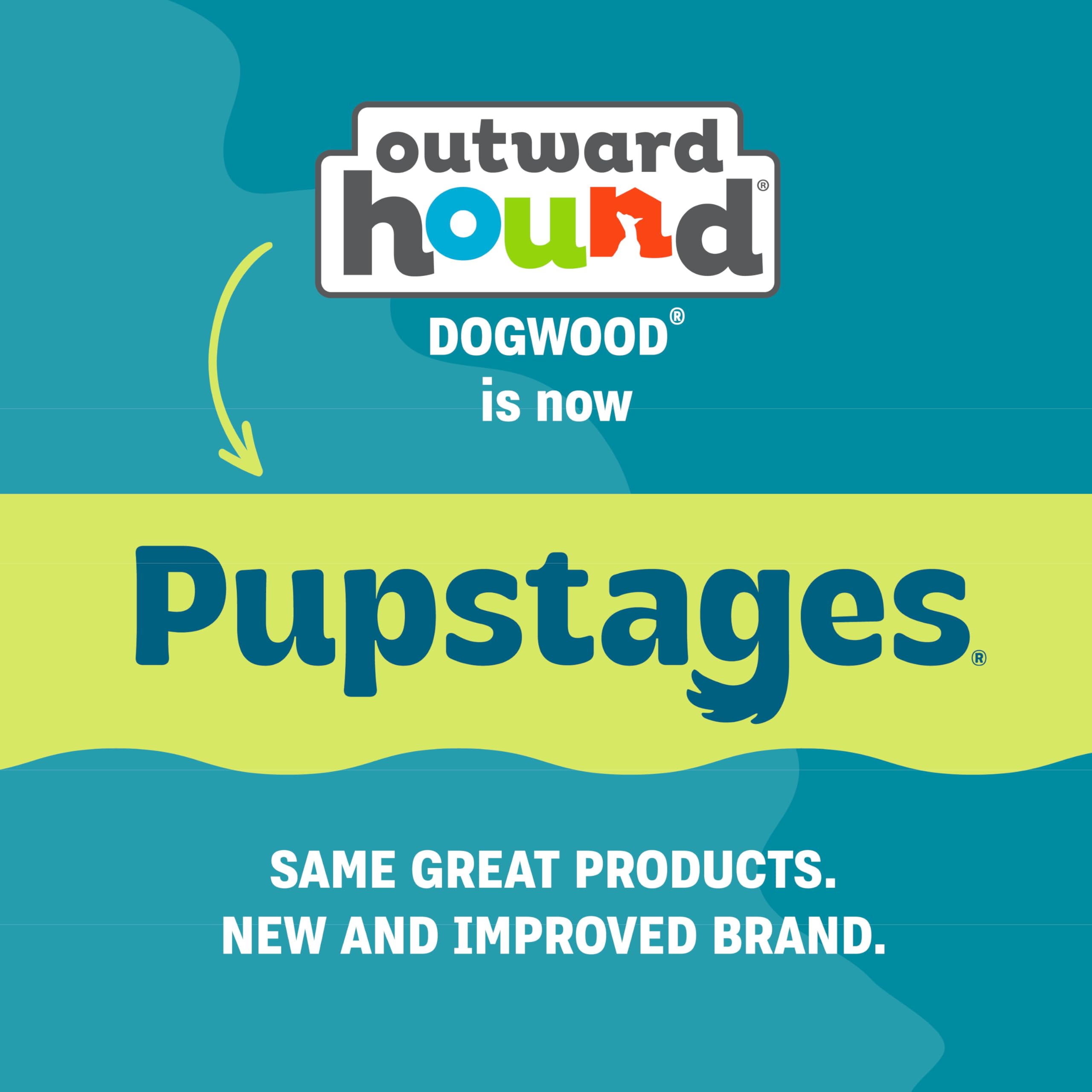 Pupstages Dogwood Breath Dog Chew Toy – 2-Pack of Real-Wood Blend Chews for Moderate Chewers, Large (8 Inch)