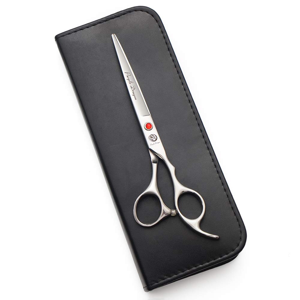 Purple Dragon Professional Hair Cutting Shears - 4" to 10" Sizes - Japanese Steel - Barber & Pet Grooming