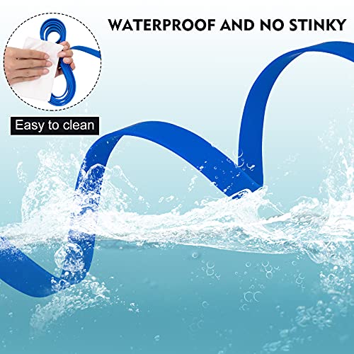 Qiaosite 15ft Waterproof Dog Leash – Durable Long Training Lead for Recall, Hiking & Swimming (Blue)
