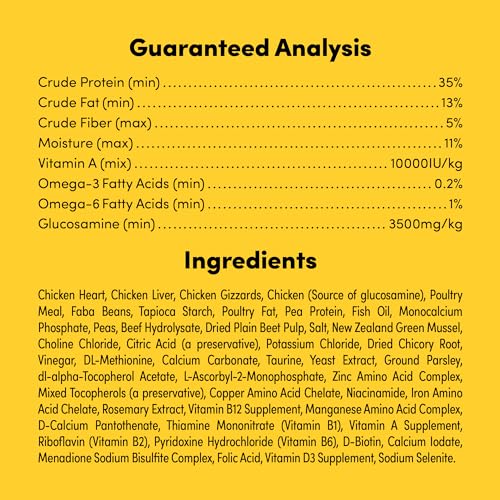 RawMix50 Chicken Freeze-Dried Raw Dog Food – 50% Organ Meat, High Protein, Grain-Free, 12 oz