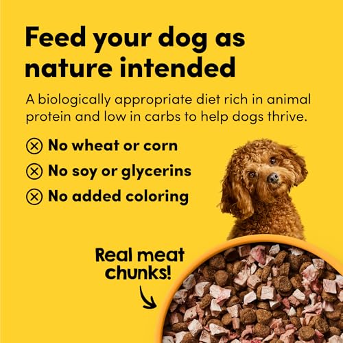 RawMix50 Chicken Freeze-Dried Raw Dog Food – 50% Organ Meat, High Protein, Grain-Free, 12 oz