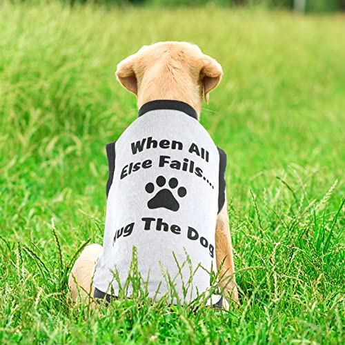 Saintrygo 8-Piece Funny Letter Dog Shirts: Soft, Breathable Pet T-Shirts for Small Dogs & Cats (Cute Pattern, Small)