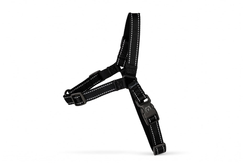 SHAWNCO Dream Walk Pro Dog Harness - No-Pull, Small, Midnight, Nylon - Front & Back Clip