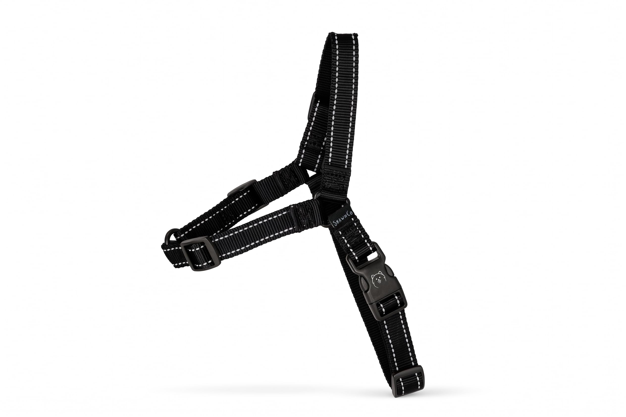 SHAWNCO Dream Walk Pro Dog Harness - No-Pull, Small, Midnight, Nylon - Front & Back Clip