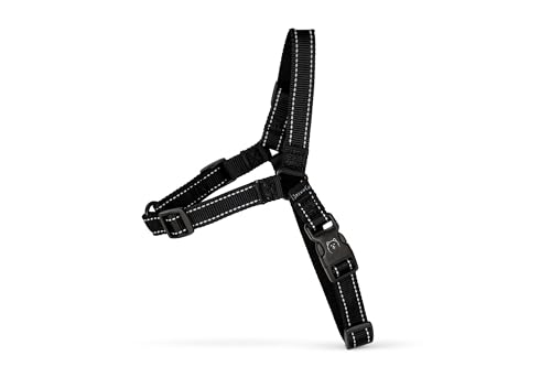 SHAWNCO Dream Walk Pro Dog Harness - No-Pull, Small, Midnight, Nylon - Front & Back Clip