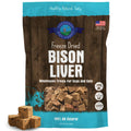 Shepherd Boy Farms Freeze Dried Bison Liver Dog & Cat Treats – Single Ingredient, High Protein, Low Calorie, Made in USA, 3 oz