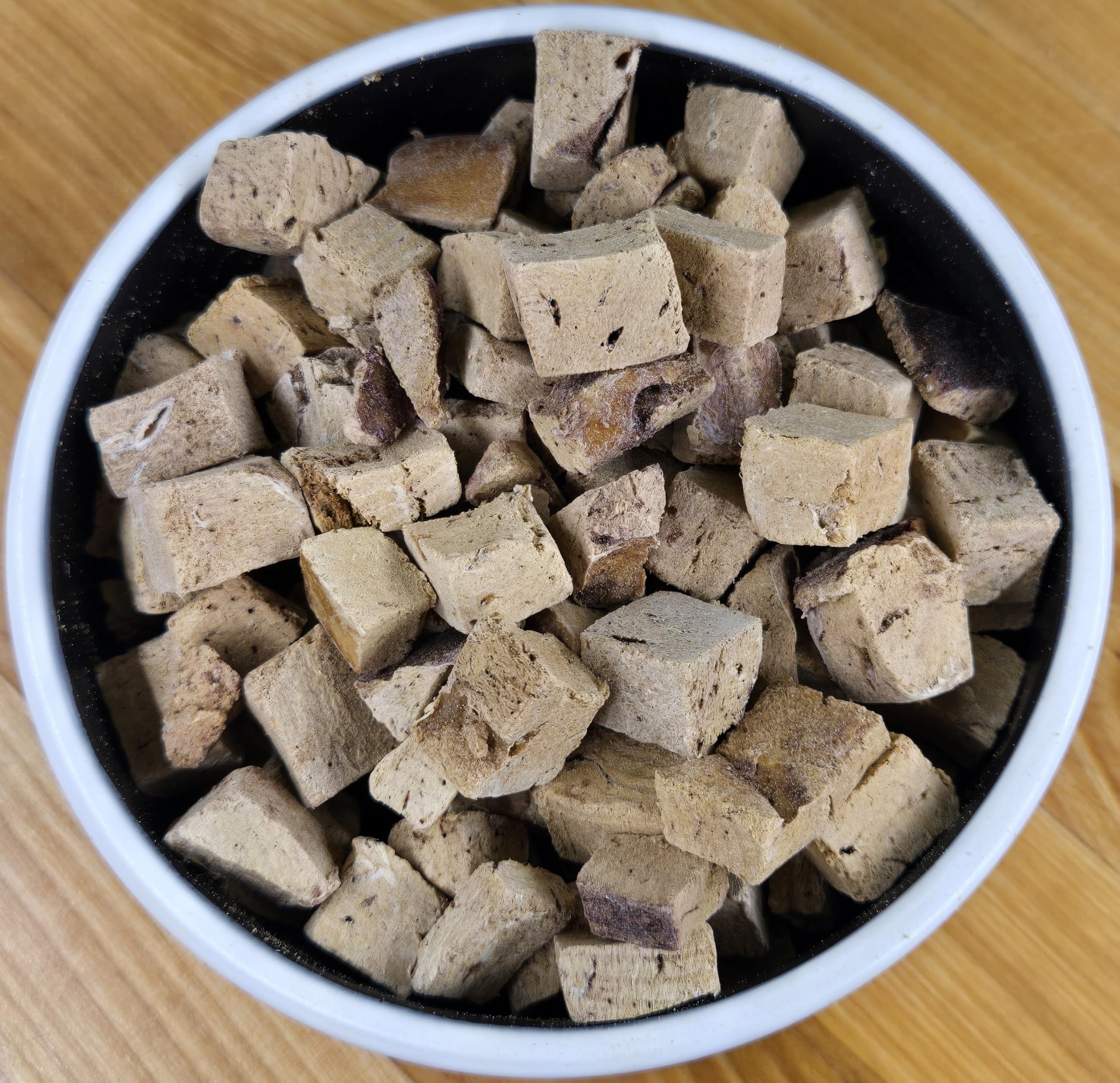 Shepherd Boy Farms Freeze Dried Bison Liver Dog & Cat Treats – Single Ingredient, High Protein, Low Calorie, Made in USA, 3 oz