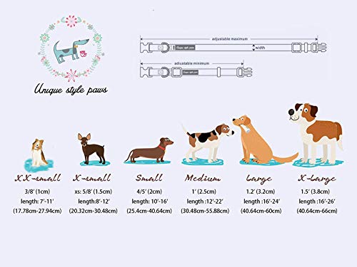 Silk Dog Collar with Removable Bow - Adjustable, Durable, and Stylish for Small Dogs and Cats (Tangerine, Size S)