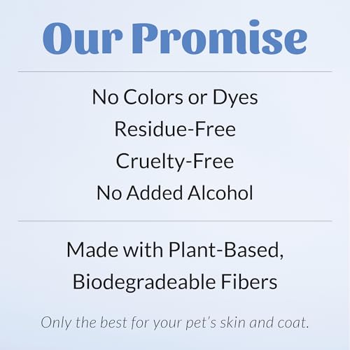 SKOUT'S HONOR Pet Grooming Wipes – Fragrance-Free, Plant-Based & Biodegradable (80 Count)