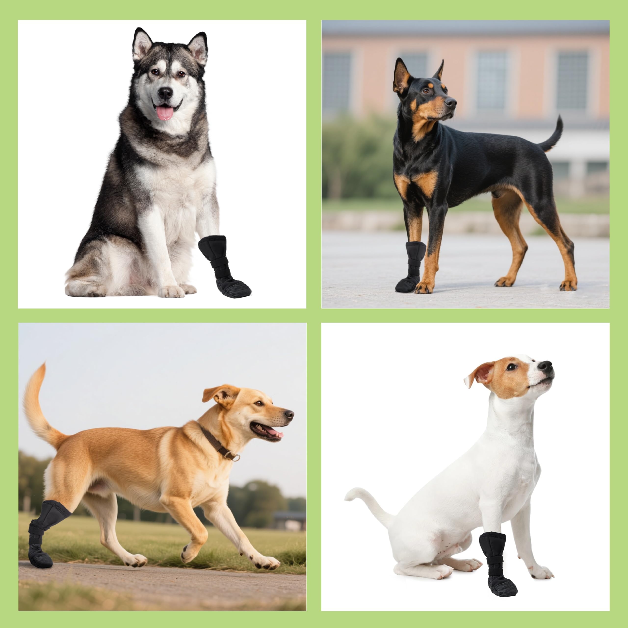 Snugrance Dog Paw Wound Recovery Boot – Lick-Proof, Non-Slip, Adjustable for Medium to Large Dogs (XL, 2-Pack)