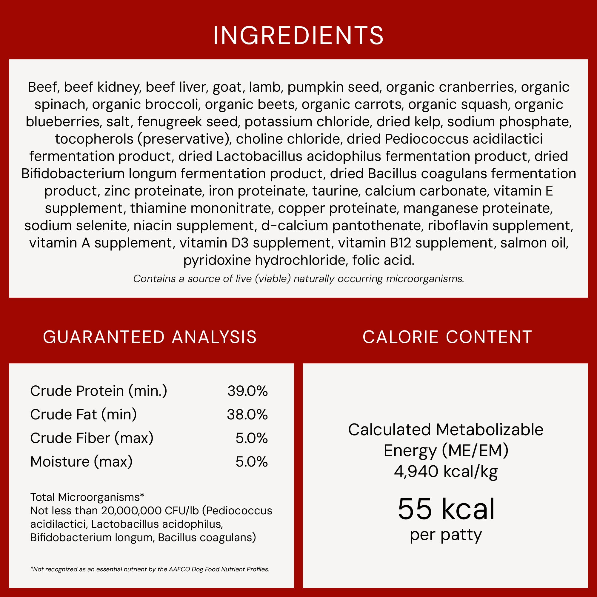Stella & Chewy's Freeze-Dried Raw Dinner Patties - Red Meat Blend - 5.5 oz for Dogs