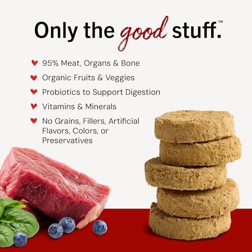 Stella & Chewy's Freeze-Dried Raw Dinner Patties - Red Meat Blend - 5.5 oz for Dogs