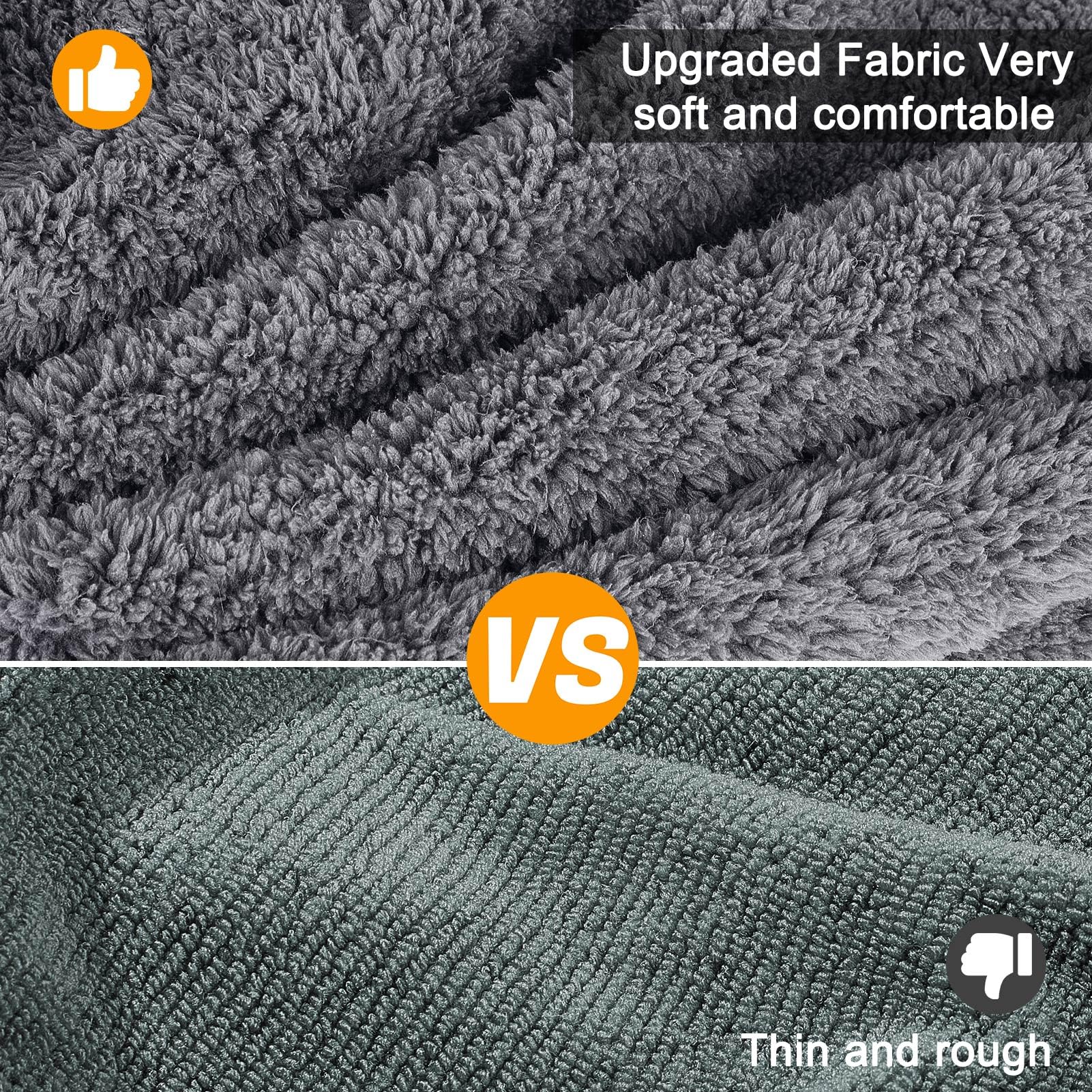Super Absorbent Dog Bathrobe for Quick Drying – Soft Fleece, Adjustable, Machine Washable (S-XXL)
