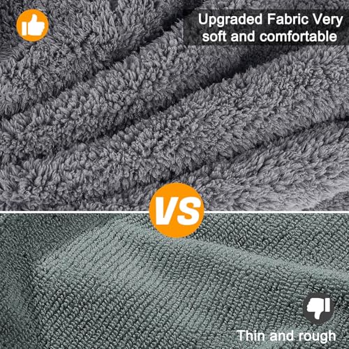 Super Absorbent Dog Bathrobe for Quick Drying – Soft Fleece, Adjustable, Machine Washable (S-XXL)