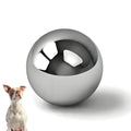 SUS304 Stainless Steel Slow Feeder Ball for Small Dogs – 2.5 Inch – Prevents Choking and Bloating