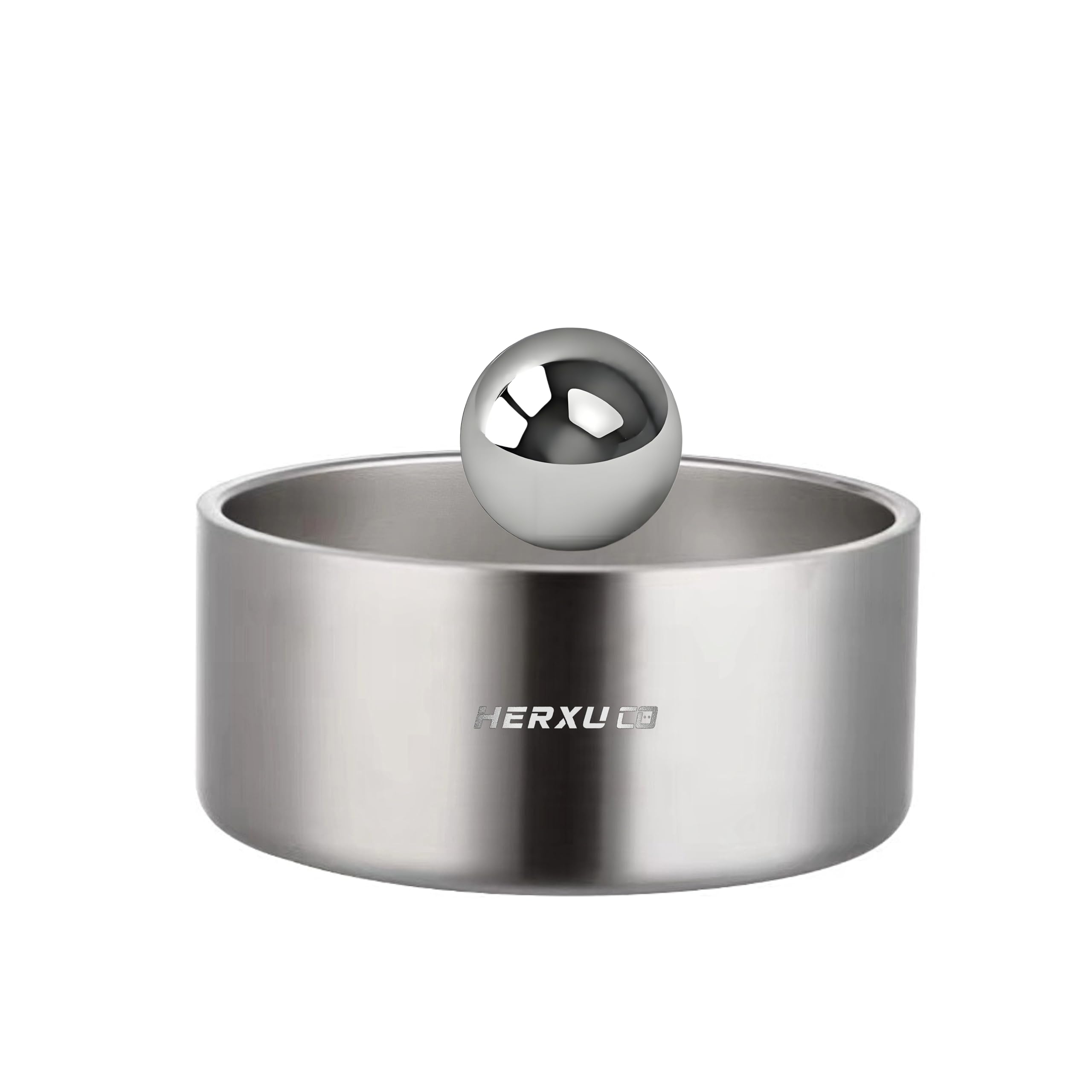 SUS304 Stainless Steel Slow Feeder Ball for Small Dogs – 2.5 Inch – Prevents Choking and Bloating