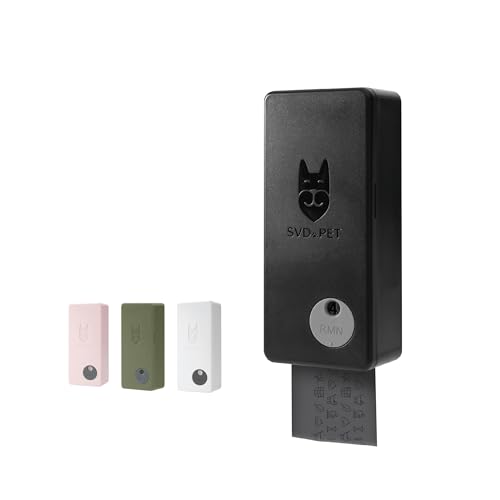 SVD.PET Poop Bag Dispenser: Wall Mount, Hanging, or Tabletop - Holds 4 Rolls, Magnetic Lid, Rainproof