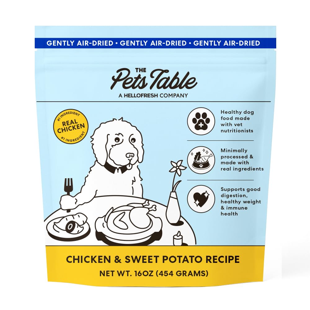 The Pets Table Chicken & Sweet Potato Air-Dried Dog Food, 1 lb Bag