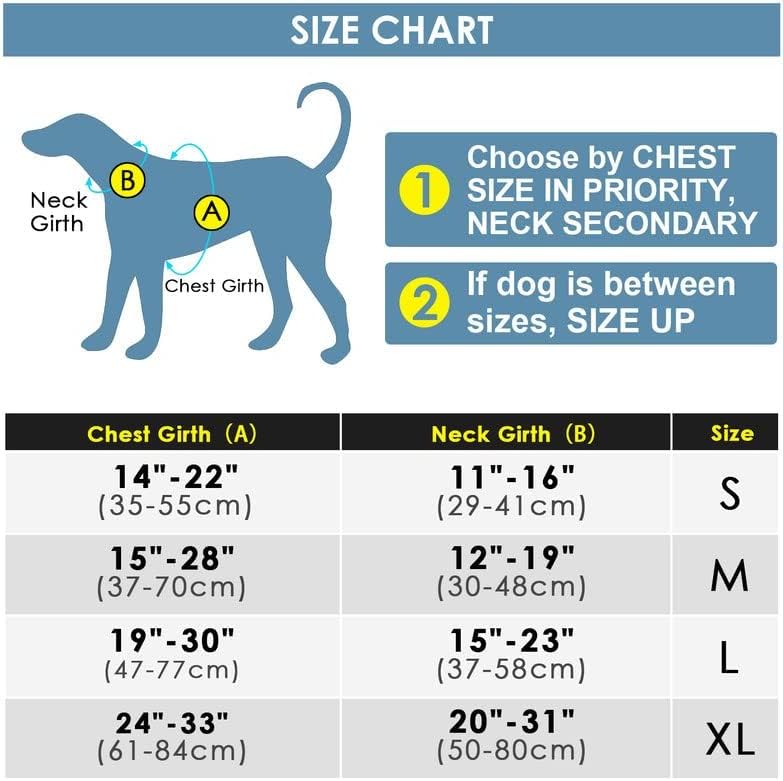 ThinkPet No Pull Harness for Medium Large Dogs - Breathable, Reflective Vest with Handle
