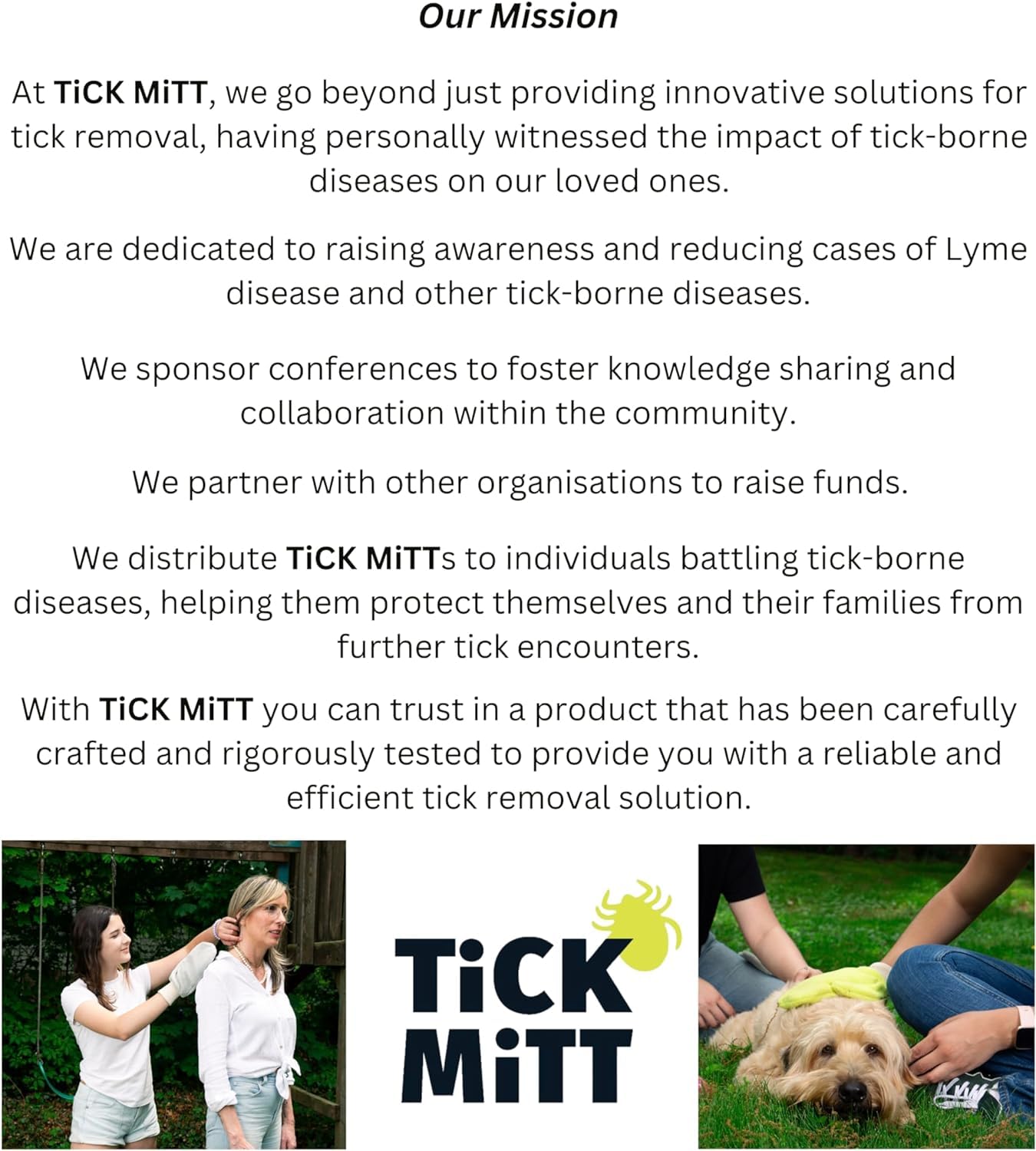 TiCK MiTT Pink Tick Removal Glove – Chemical-Free, Reusable Tool for Pets and People