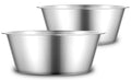 URBUDDIES 2-Pack 1.1 Gallon Stainless Steel Dog Water Bowls – Large, Nonslip, Dishwasher Safe