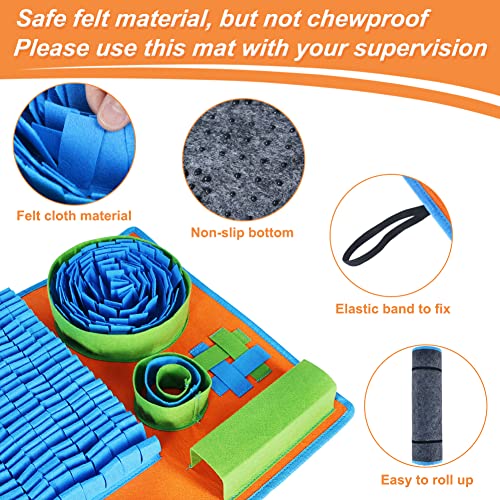 Vivifying Snuffle Mat for Dogs - Interactive Slow Feeding Puzzle for Small & Medium Pets