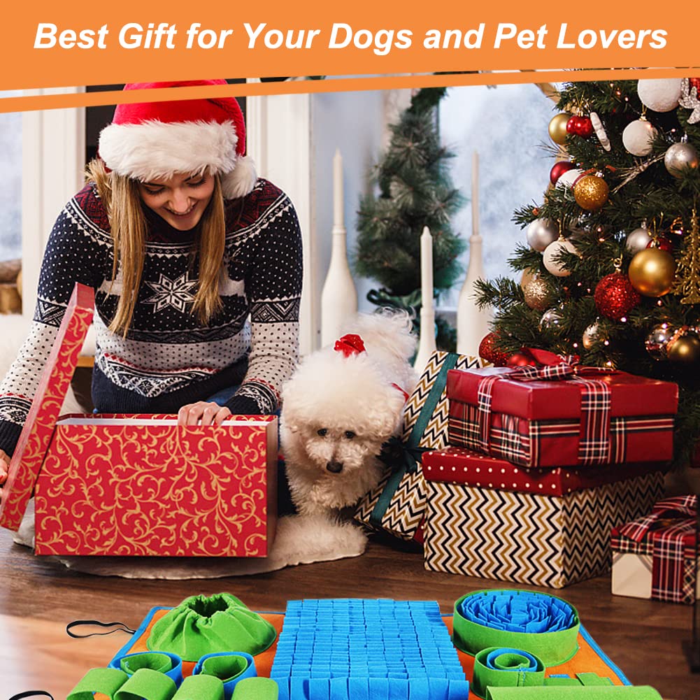 Vivifying Snuffle Mat for Dogs - Interactive Slow Feeding Puzzle for Small & Medium Pets