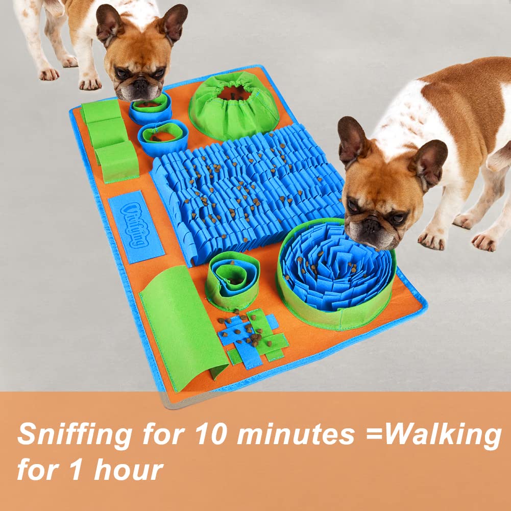 Vivifying Snuffle Mat for Dogs - Interactive Slow Feeding Puzzle for Small & Medium Pets